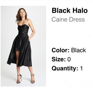 Black Halo Cocktail Dress